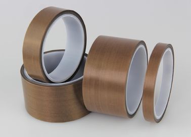 China Teflonband, Band der hohen Temperatur PTFE beschichtete Fiberglas mit Silikon-Kleber 0.13mm dick fournisseur