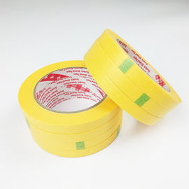 China Einseitiger UV-Beständigkeits-sauberer Abbau-gute gemalte Krepp-Maskierung Lochstreifen fournisseur