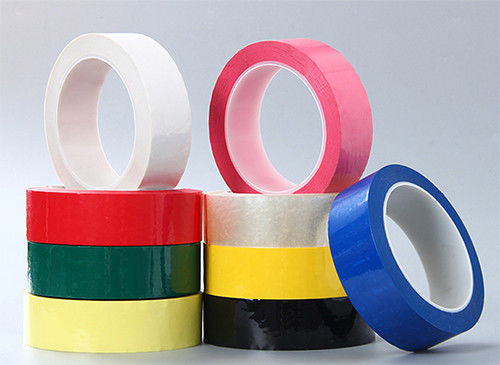China Mylar-Tape. Polyester-Beschichtung mit Acrylklebstoff. Dämmband. Rot. Gelb. Anbieter