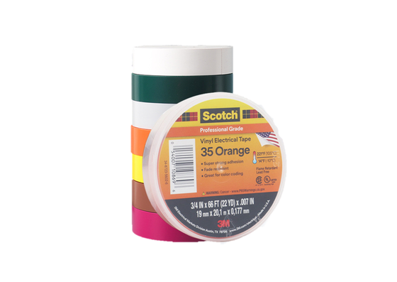 China 3M Scotch 35 | Color Coding | Electrical Tape | Vinyl Carrier Anbieter