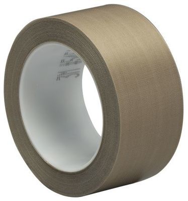 Faser-Glasgewebeband der hohen Temperatur PTFE Teflonim Brown-Farbgebrauch für Heißsiegelmaschinen Anbieter