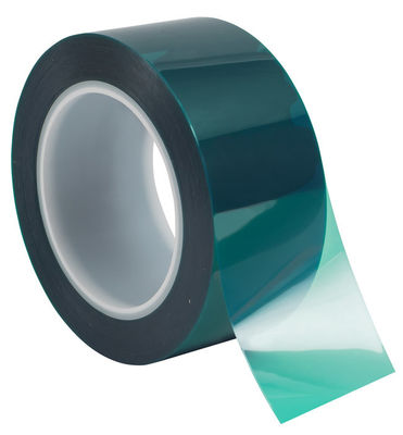 Klebende hohe Temperatur des grünen des Polyester Silikons des selbsthaftenden Kreppbandes verwenden allgemein für Energiebeschichtung Anbieter
