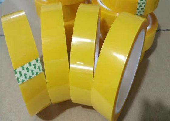 Mylar-Tape. Polyester-Beschichtung mit Acrylklebstoff. Dämmband. Rot. Gelb. Anbieter