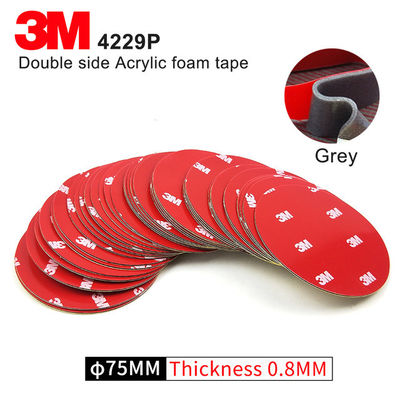 3M 4229P Kiss Cut. Doppelseitig. Acrylschaum. 75MM. Kreis. Grau. Anbieter