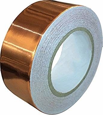 Kupferfolie ♪ Hochleitfähigkeit ♪ EMI RFI Schirmung ♪ 0,06mm Dicke ♪ Mit leitendem Klebstoff Anbieter