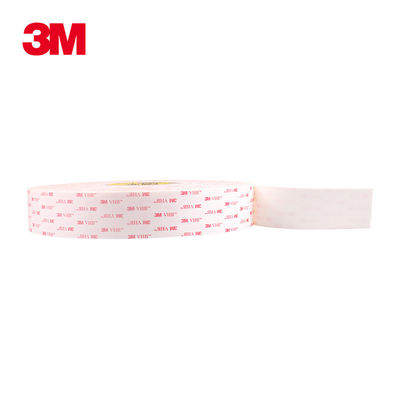 Acrylschaum-Kuss-Schnitt-Band-Doppeltes versah Stärke3ms  4945 des Schaum-Tape1.1mm Weiß-Farbe mit Seiten Anbieter