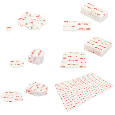 Acrylschaum-Kuss-Schnitt-Band-Doppeltes versah Stärke3ms  4945 des Schaum-Tape1.1mm Weiß-Farbe mit Seiten Anbieter